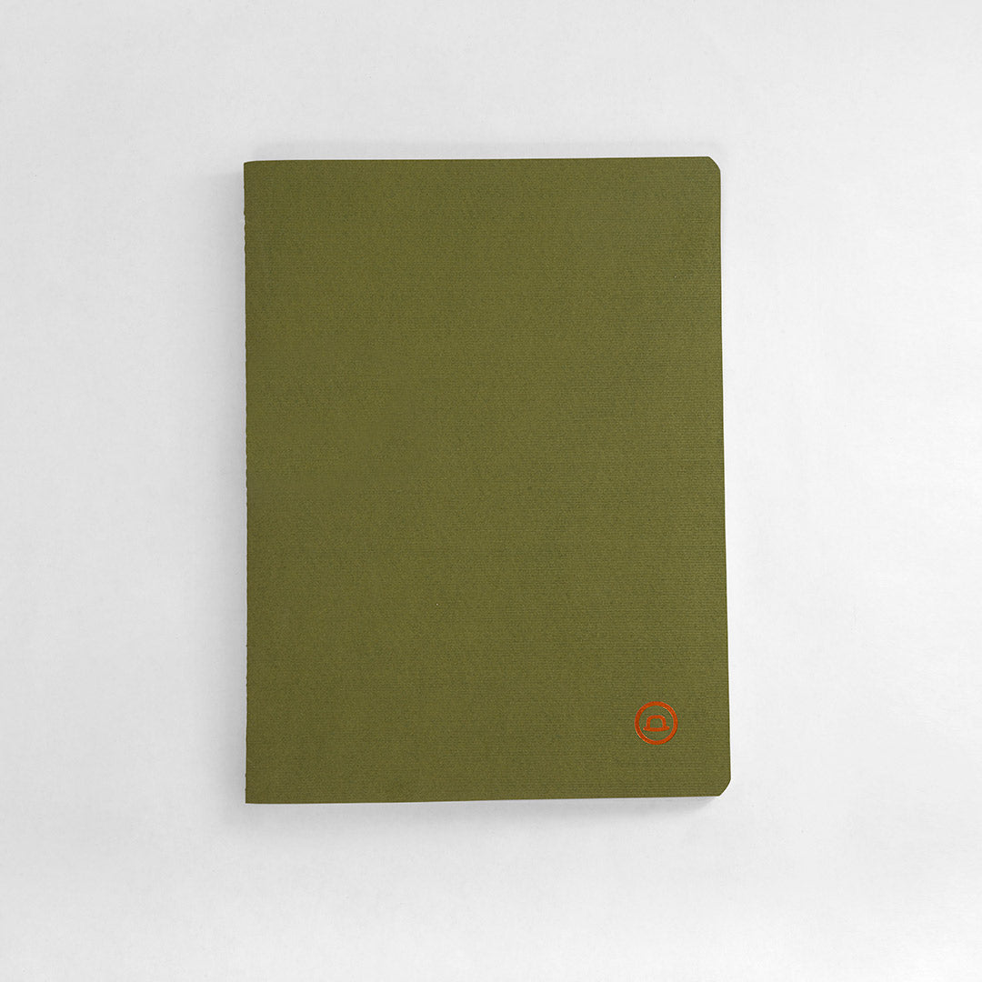 Cuaderno Verde Olivo - SoftCover - 21 x 28cm